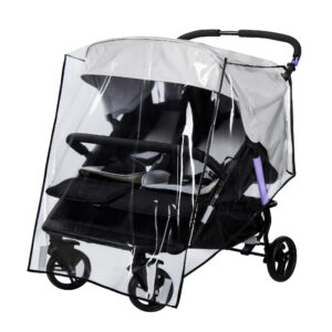 Twins Stroller Rain Cover Side by Side